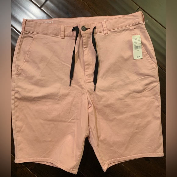 Bullhead Other - Bullhead Denim Co Skinny Shorts Men’s Comfort Size 34 Stretch Drawstrings pink